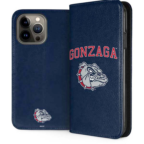 Gonzaga University Bulldogs iPhone 15 Pro Max Folio Case